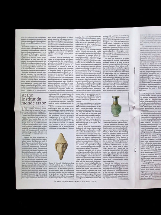London Review OF BOOKS V47N18 [18] 9 Oct 2025