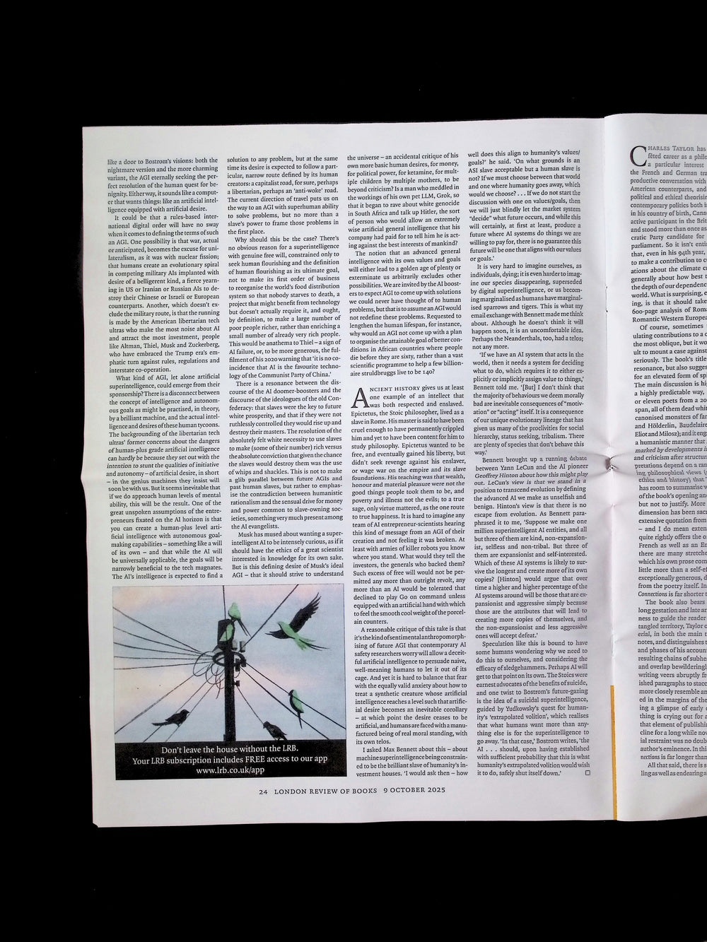 London Review OF BOOKS V47N18 [18] 9 Oct 2025