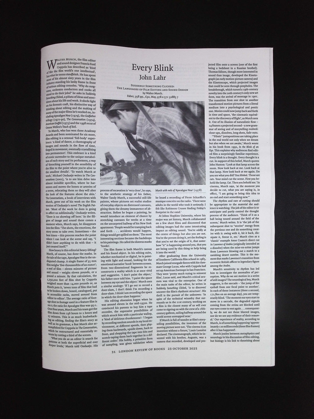 London Review OF BOOKS V47N19 [19] 23 Oct 2025