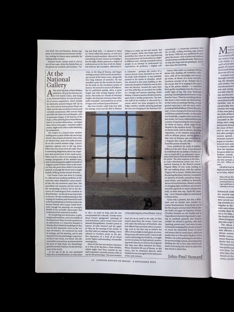 London Review OF BOOKS V47N20 [20] 6 Nov 2025