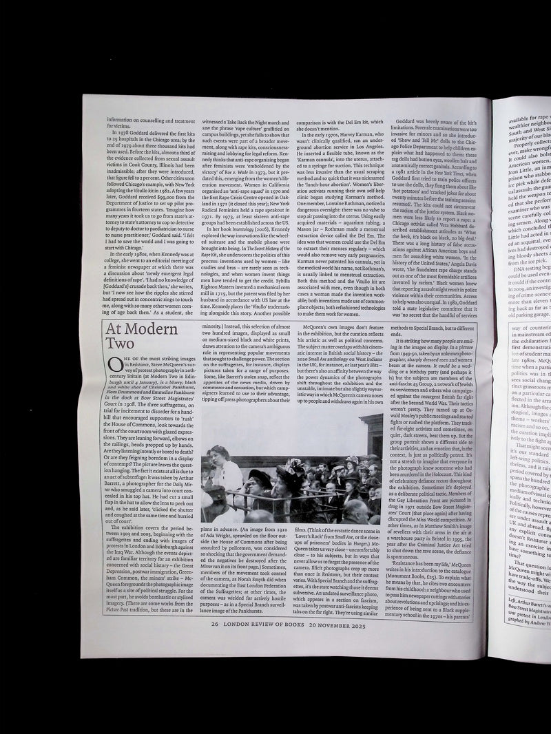 London Review OF BOOKS V47N21 [21] 20 Nov 2025