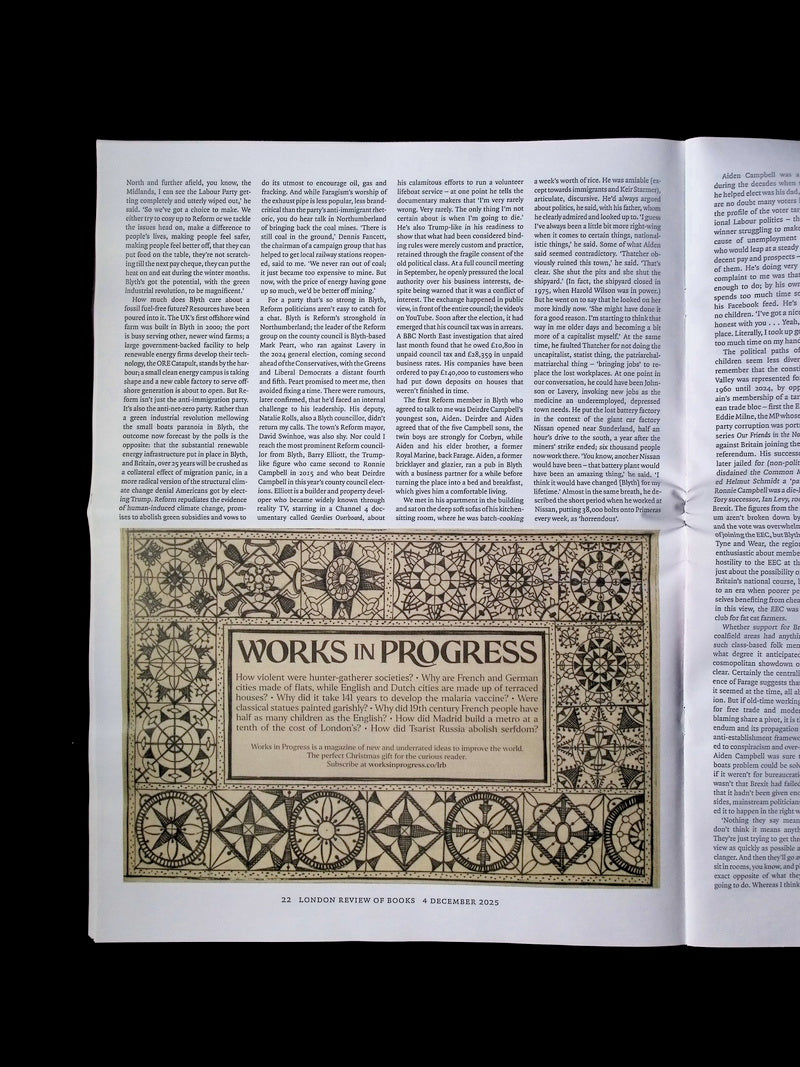 London Review OF BOOKS V47N22 [22] 4 Dec 2025