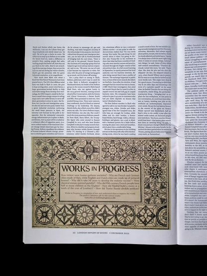 London Review OF BOOKS V47N22 [22] 4 Dec 2025