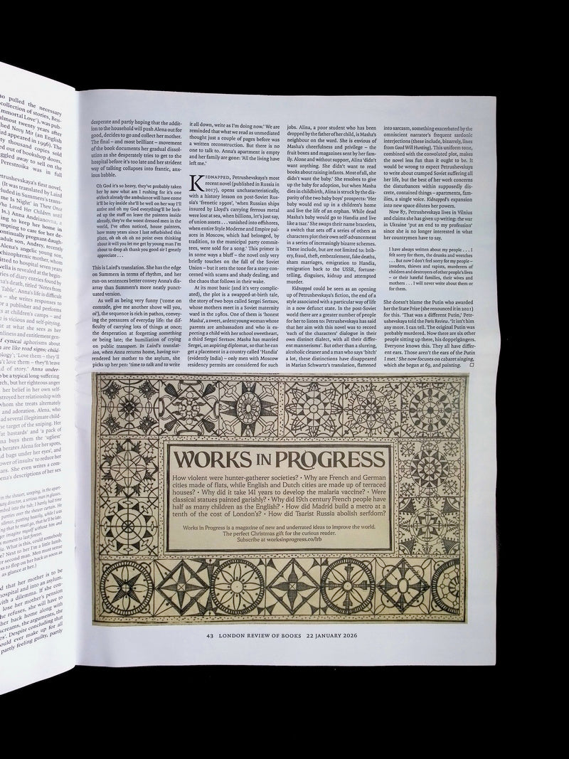 London Review OF BOOKS V48N1 [01] 22 Jan 2026 - Part 2