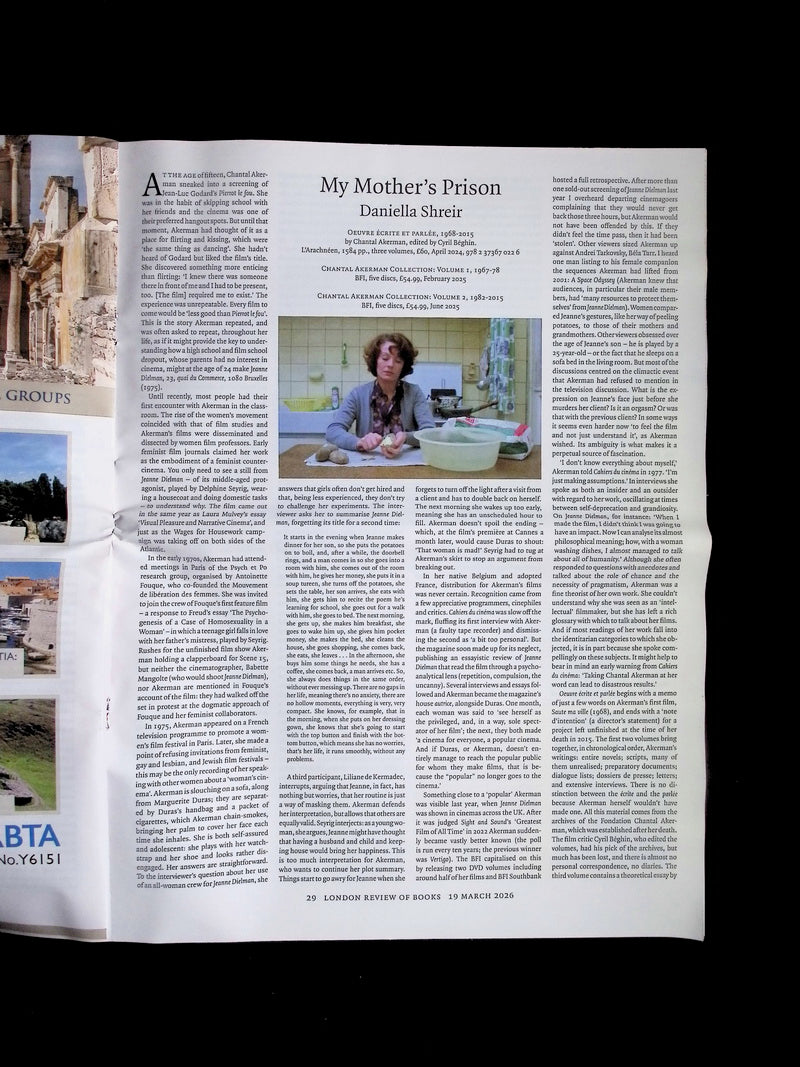 London Review OF BOOKS V48N5 [05] 19 Mar 2026 - Part 1