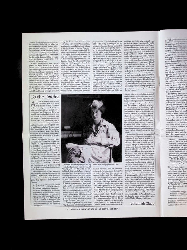London Review OF BOOKS V48N16 [16]: 10 Sep 2026 - Part 1