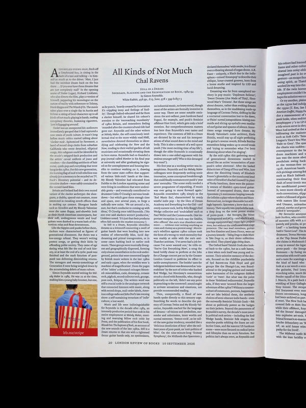 London Review OF BOOKS V48N16 [16]: 10 Sep 2026 - Part 4