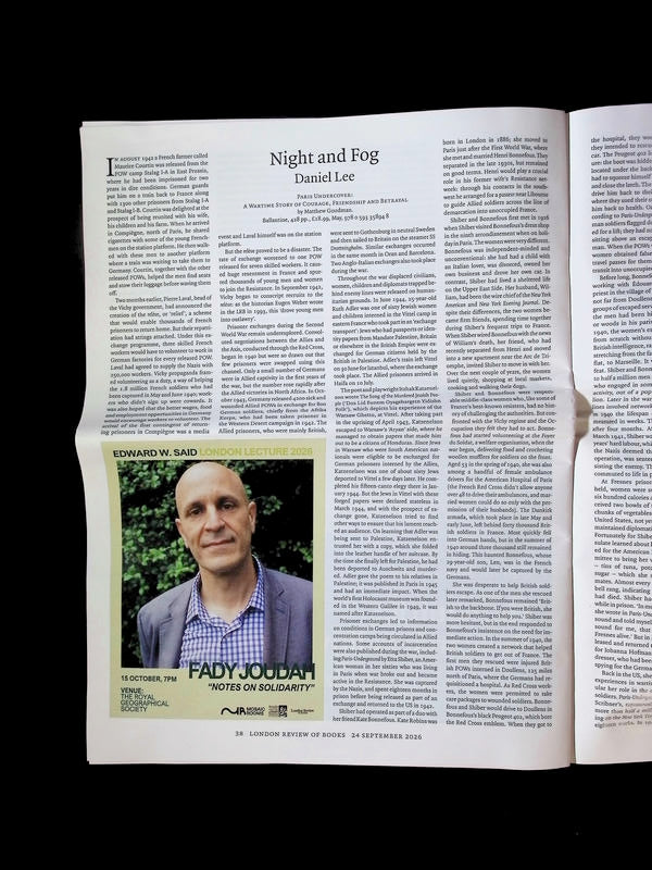 London Review OF BOOKS V48N17 [17]: 24 Sep 2026 - Part 2
