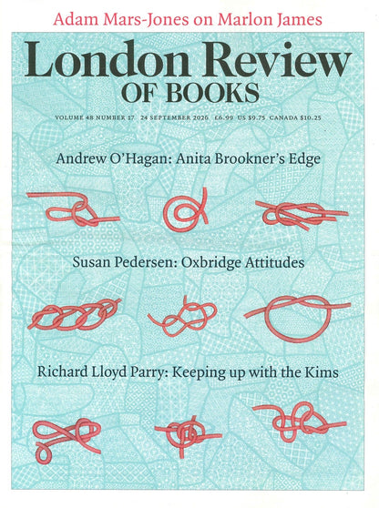 London Review OF BOOKS V48N17 [17]: 24 Sep 2026