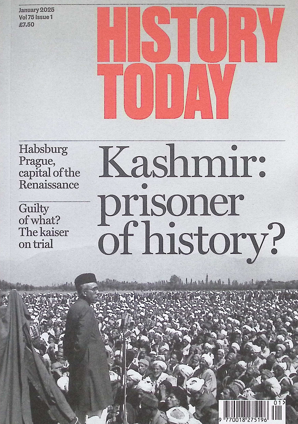 HISTORY TODAY [2025-01] Vol.75 No.1