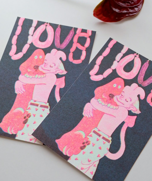 Risograph Postcard