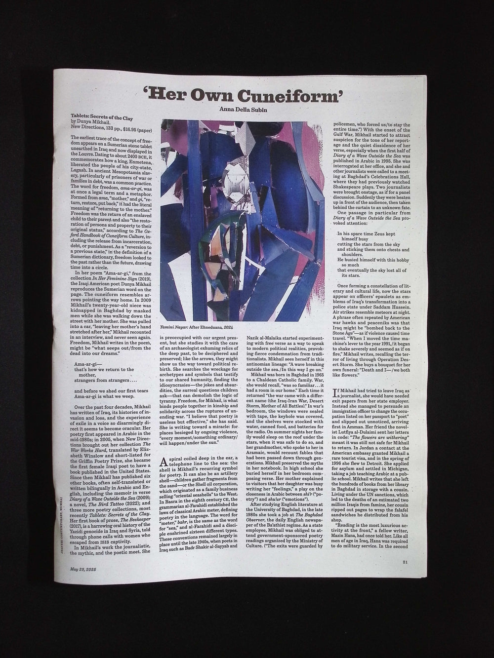 THE NEW YORK REVIEW OF BOOKS V72N9 [22] May 29, 2025