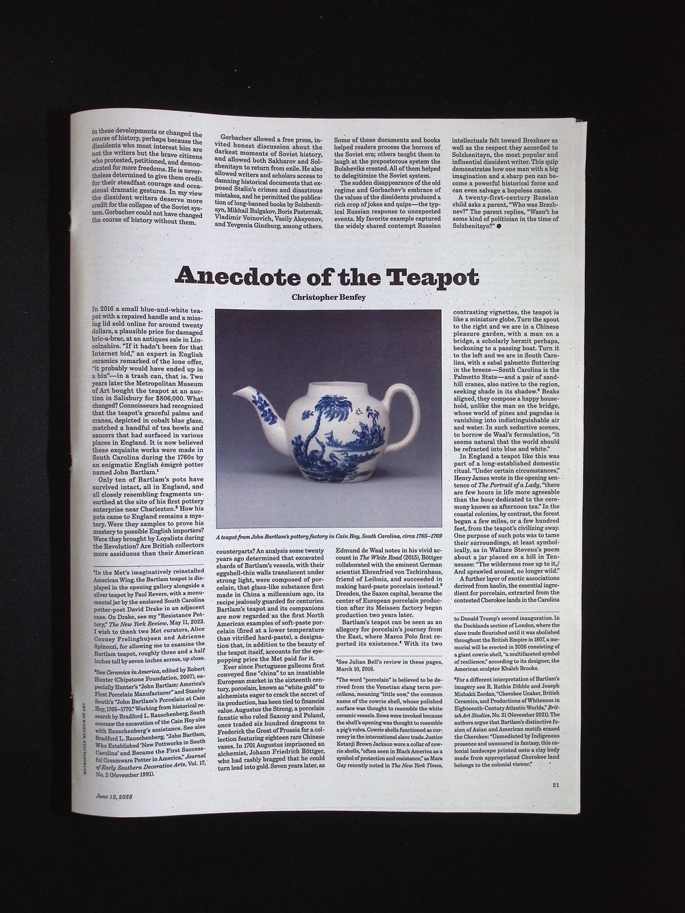 THE NEW YORK REVIEW OF BOOKS V72N10 [24] Jun 12 , 2025