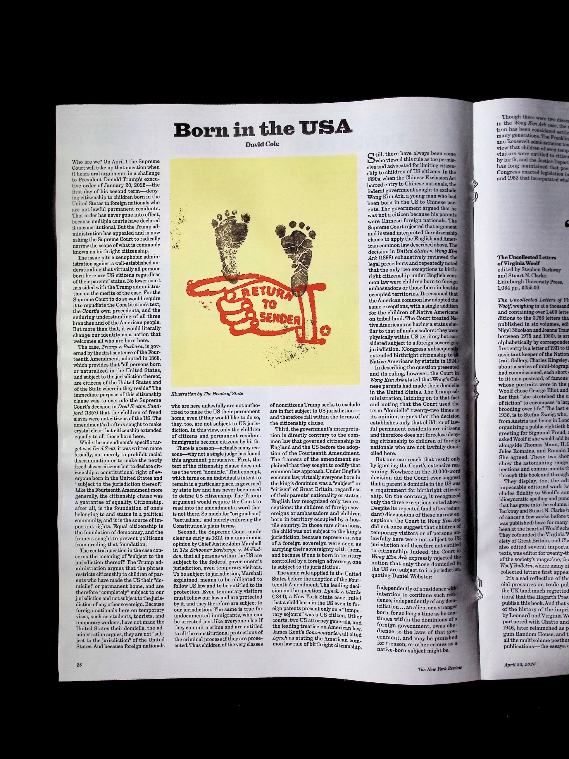 The New York Review of Books V73N7 [18] Apr 23, 2026 - Part 2