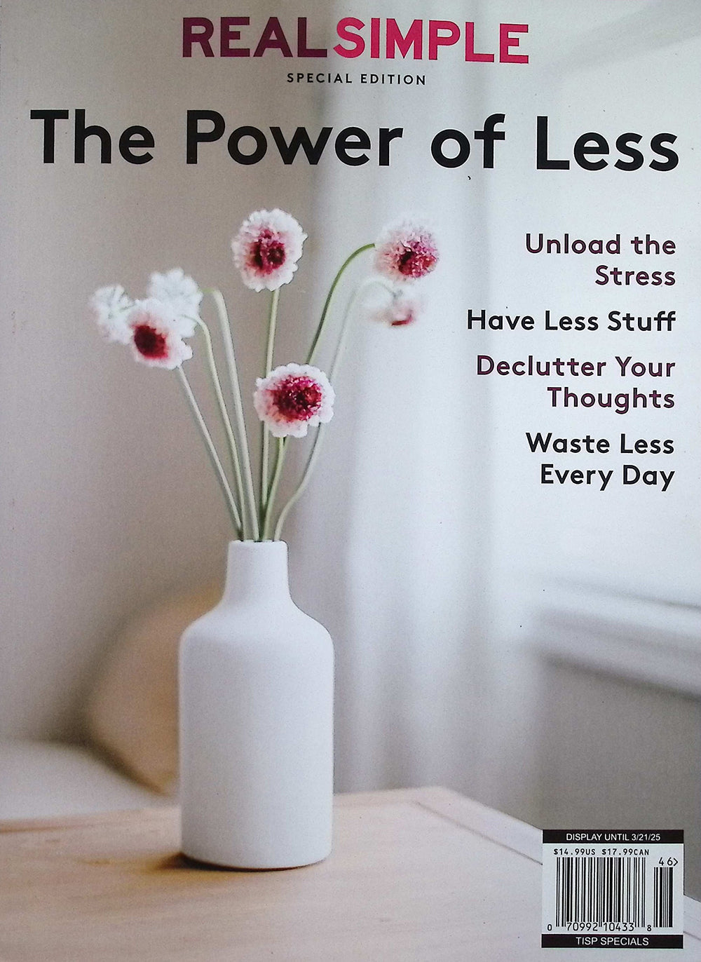 REAL SIMPLE /  The Power of Less [46]