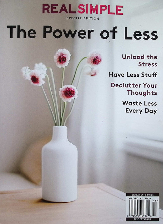 REAL SIMPLE /  The Power of Less [46]