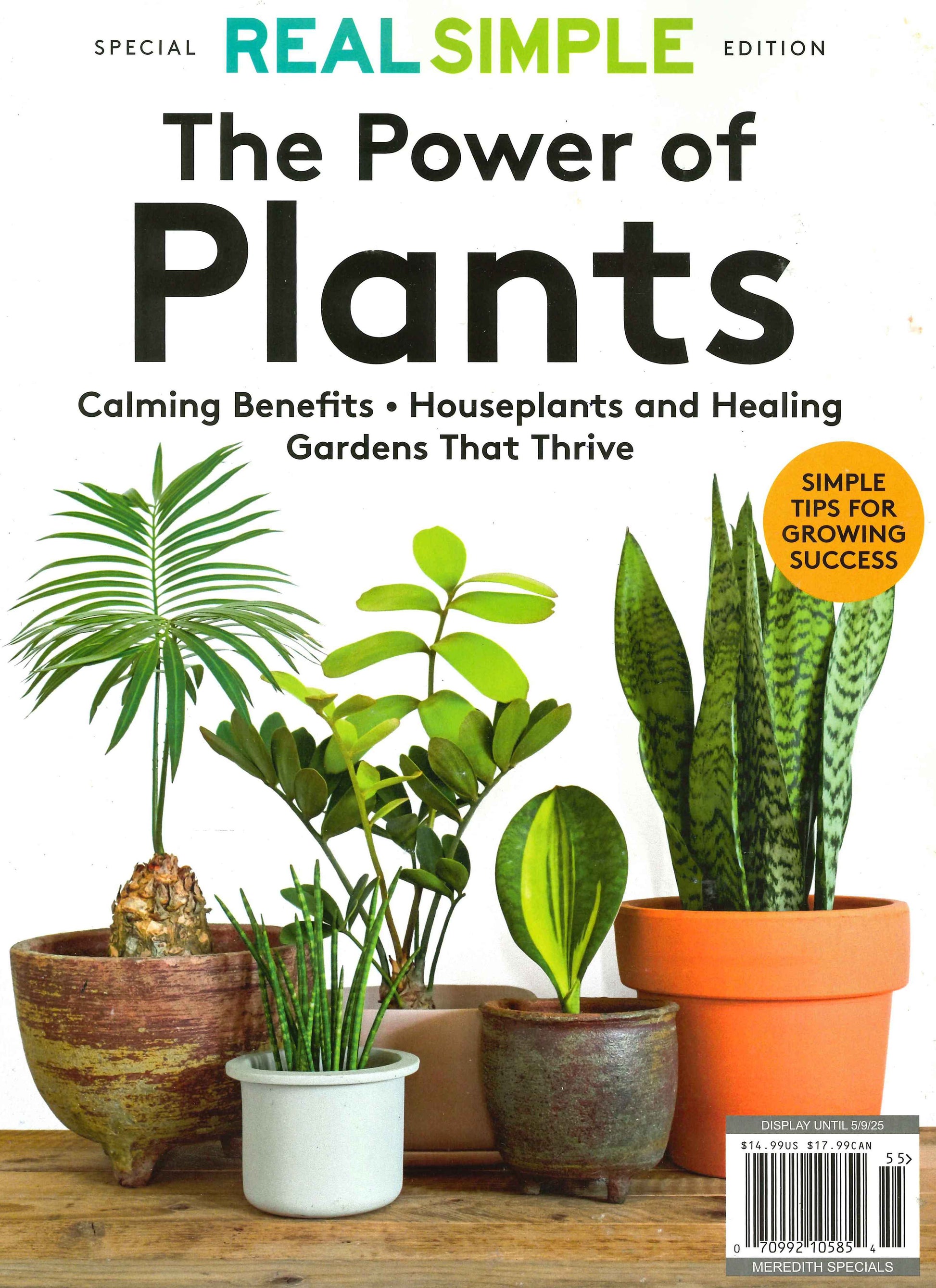 REAL SIMPLE / THE POWER OF PLANTS [55]