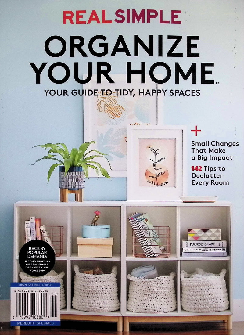 REAL SIMPLE / ORGANIZE YOUR HOME [65] 2026
