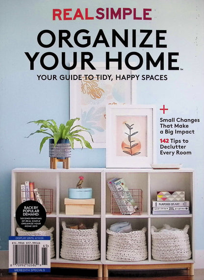 REAL SIMPLE / ORGANIZE YOUR HOME [65] 2026