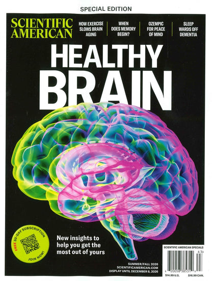 SCIENTIFIC AMERICAN/ HEALTHY BRAIN [63] V35N3 Sum/Fal 2026