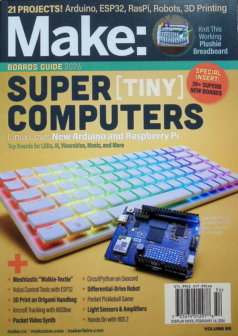 Make: [54] Vol.95, Winter 2025+別冊