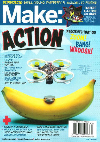 Make: [63] Vol.98, FALL 2026