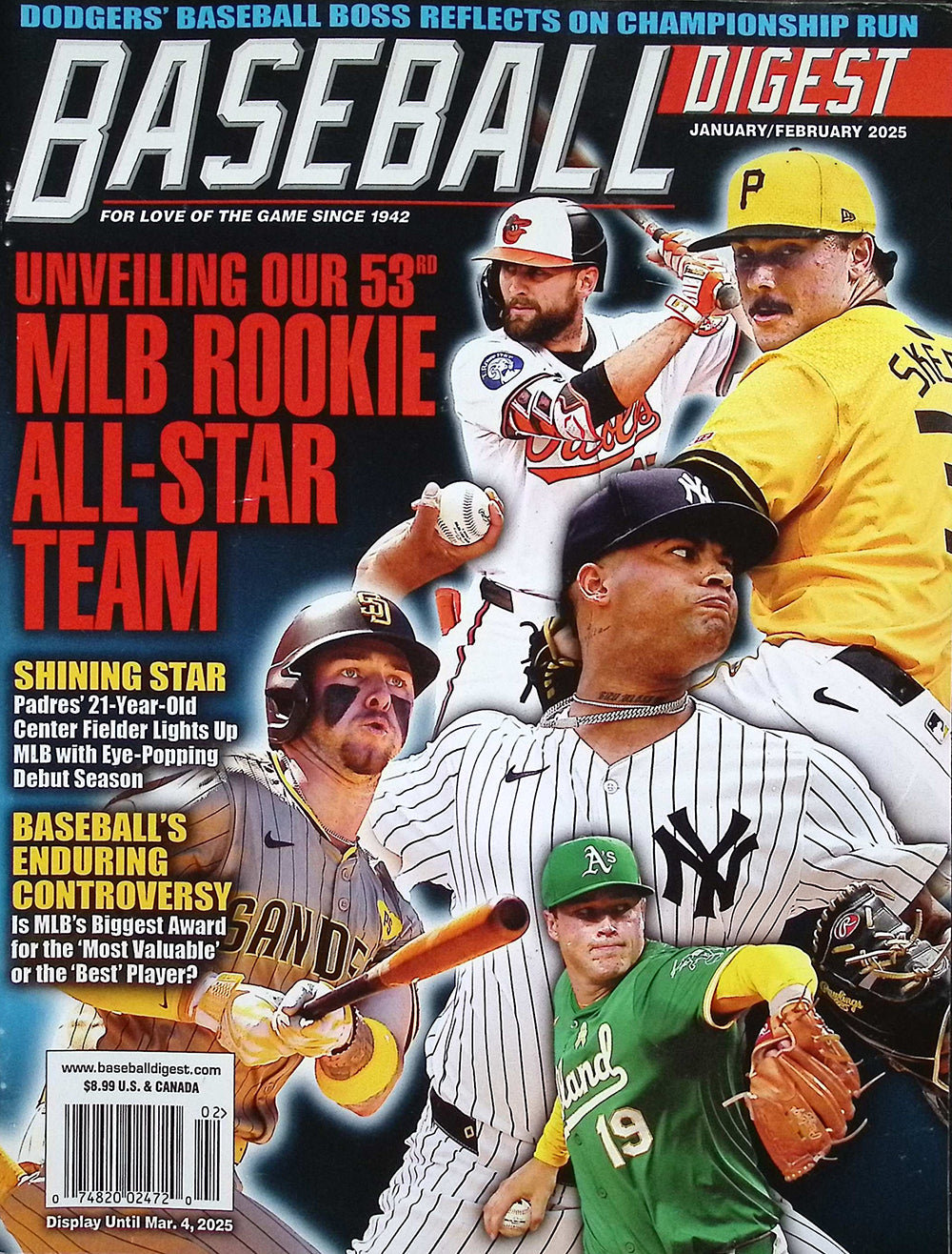 Baseball Digest V84N1 [02] Jan/Feb 2025｜水星外文雜誌