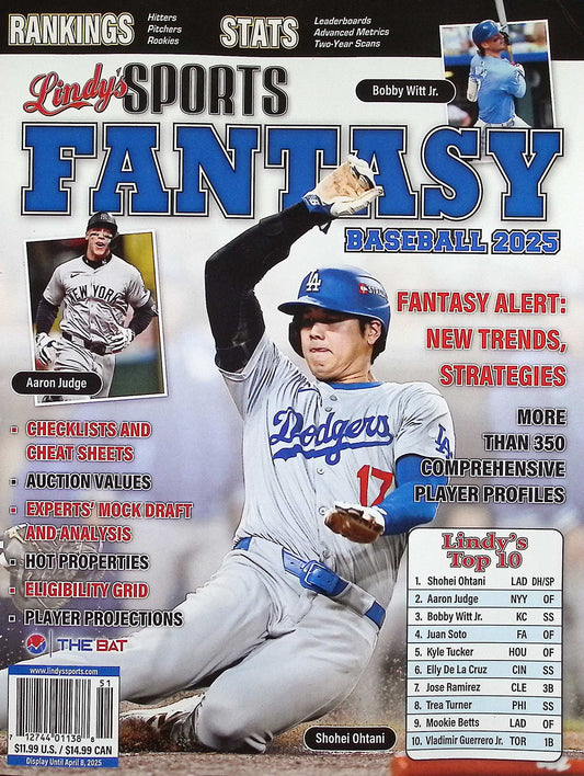 Lindy's FANTASY BASEBALL [51] Vol.25/2025