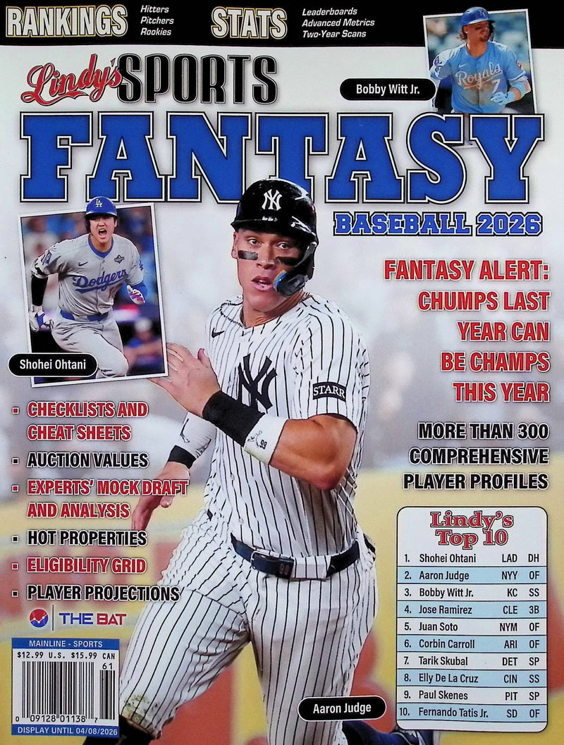 Lindy's FANTASY BASEBALL [61] Vol.26/2026