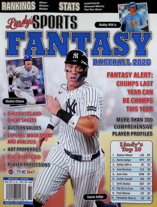 Lindy's FANTASY BASEBALL [61] Vol.26/2026
