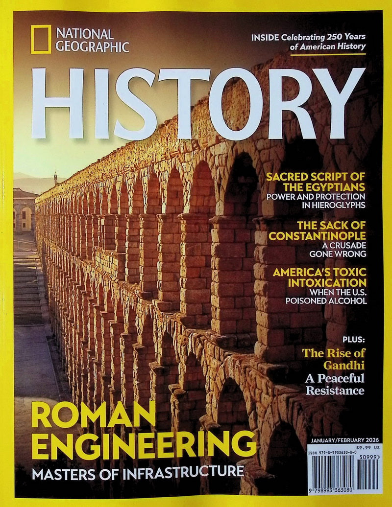 NATIONAL GEOGRAPHIC HISTORY [50999] Jan/Feb 2026