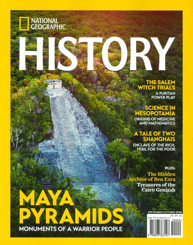 NATIONAL GEOGRAPHIC HISTORY [50999] Sep/Oct 2026