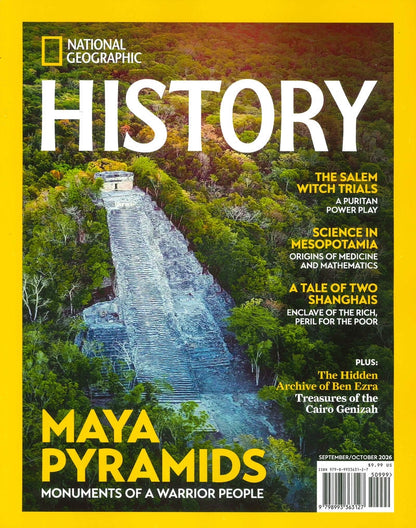 NATIONAL GEOGRAPHIC HISTORY [50999] Sep/Oct 2026