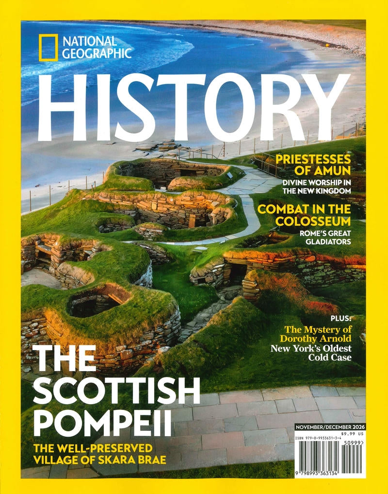 NATIONAL GEOGRAPHIC HISTORY [50999] Nov/Dec 2026