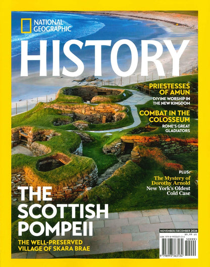 NATIONAL GEOGRAPHIC HISTORY [50999] Nov/Dec 2026