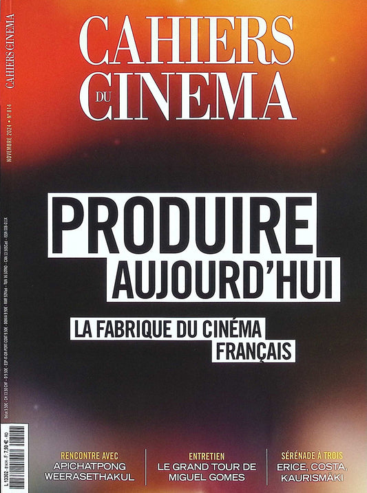 CAHIERS DU CINEMA N°814 Novembre 2024