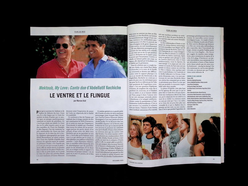 CAHIERS DU CINEMA N°826 Decembre 2025