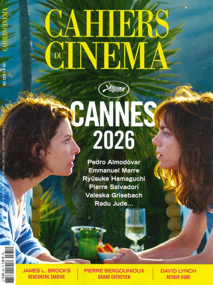 CAHIERS DU CINEMA N°831 Mai 2026