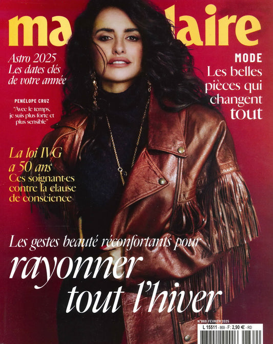 marie claire (France) N°869 -  Fevrier 2025