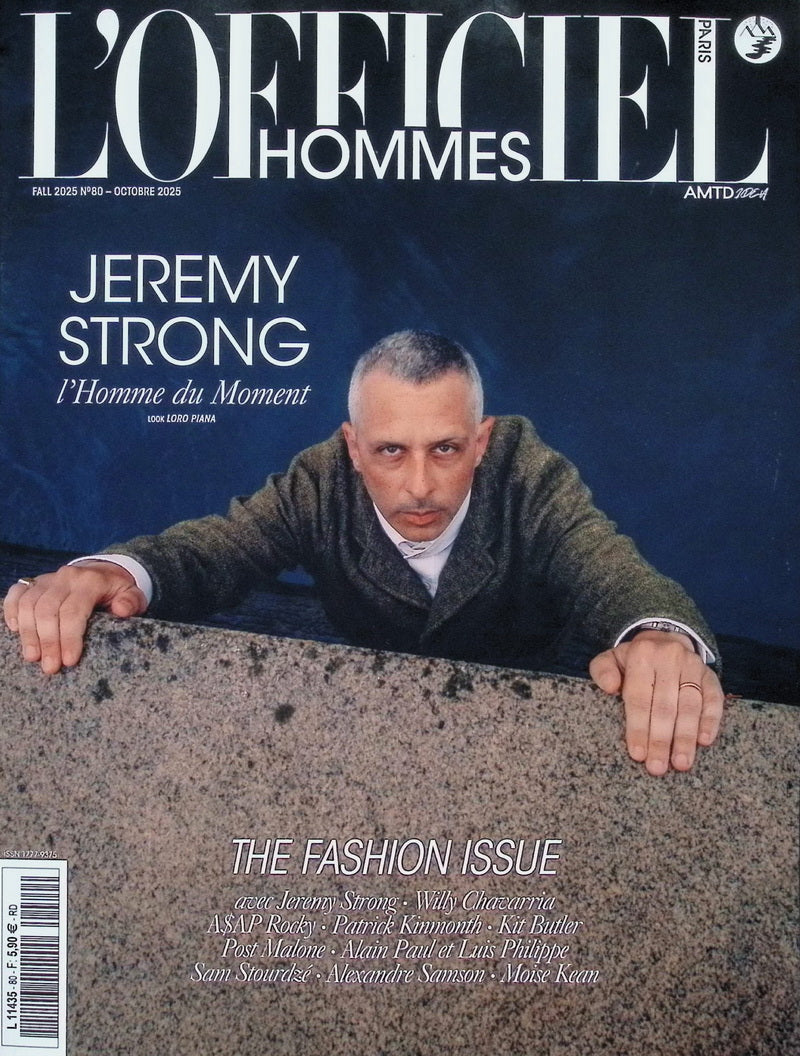 L'OFFICIEL HOMMES Paris N80 Automne/Hiver 2025/26 (雙封面)