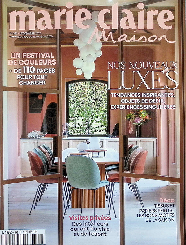 MAIRE CLAIRE MAISON N°553 : Novembre 2024