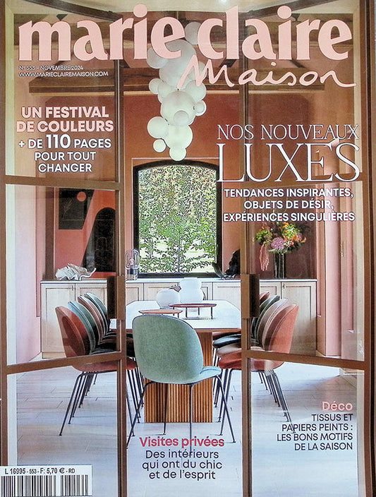 MAIRE CLAIRE MAISON N°553 : Novembre 2024