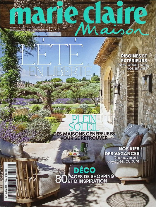 MAIRE CLAIRE MAISON N°558 : Juillet/Aout 2025