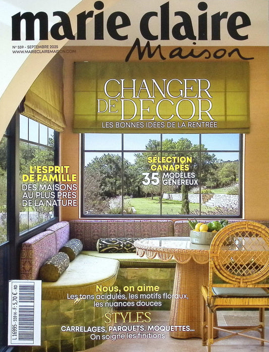 marie claire Maison (France) N°559 :Septembre 2025