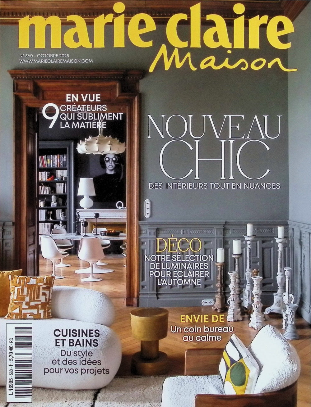 marie claire Maison (France) N°560 :Octobre 2025