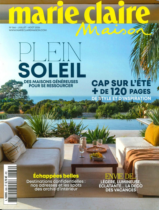 Marie claire Maison (France) N°566 :Juillet/Aout 2026