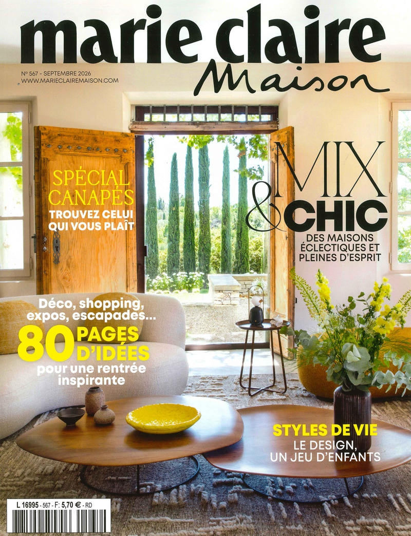 Marie claire Maison (France) N°567 :Septembre 2026