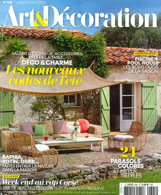 Art & Decoration N°605 Juillet-Aout 2026