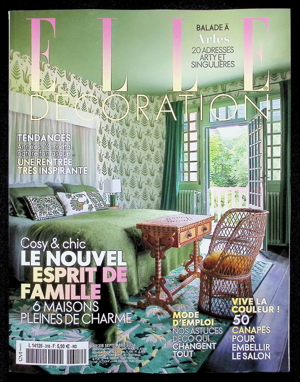 ELLE DECORATION (France) N°318 Septembre 2024