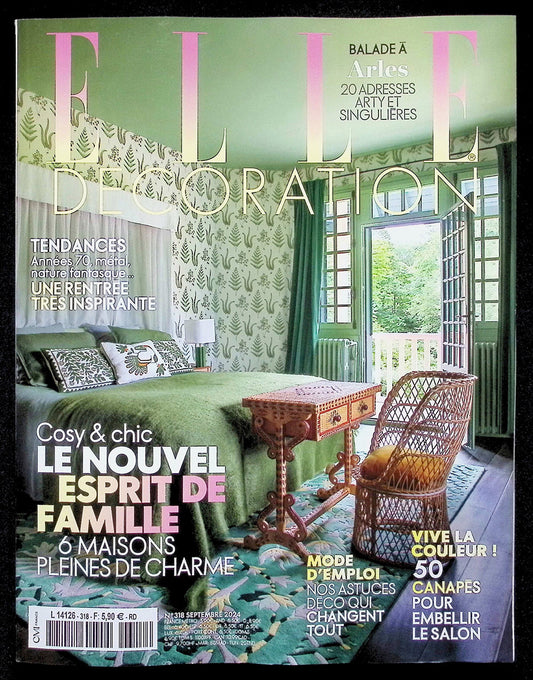 ELLE DECORATION (France) N°318 Septembre 2024